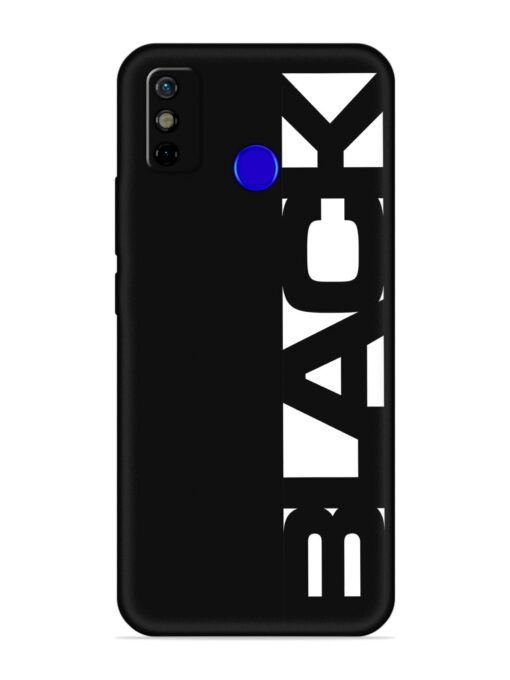 Black Typo Embossed Soft Silicone Case for Tecno Spark Go (2020)