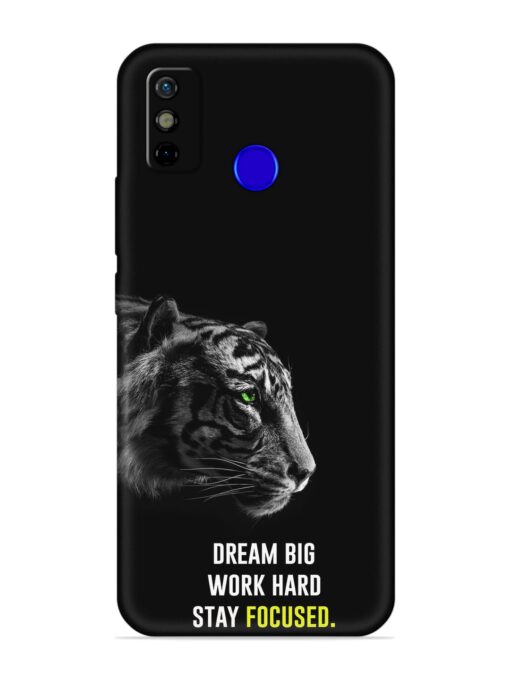 Dream Big Work Hard Embossed Soft Silicone Case for Tecno Spark Go (2020)