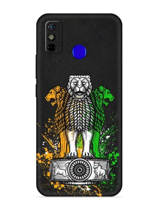 Pillars Of Ashoka Embossed Soft Silicone Case for Tecno Spark Go (2020)