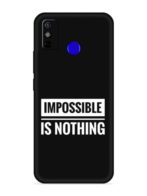 Impossible Is Nothing Embossed Soft Silicone Case for Tecno Spark Go (2020) Zapvi