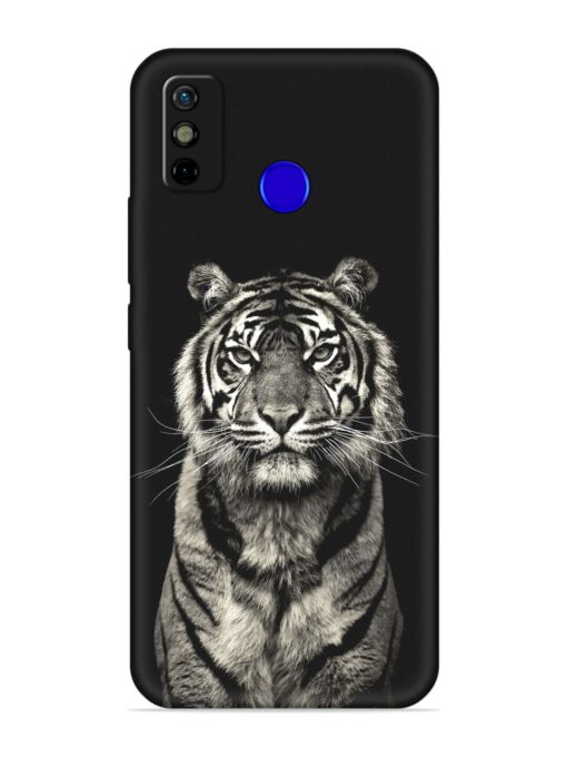 Tiger Art Embossed Soft Silicone Case for Tecno Spark Go (2020)