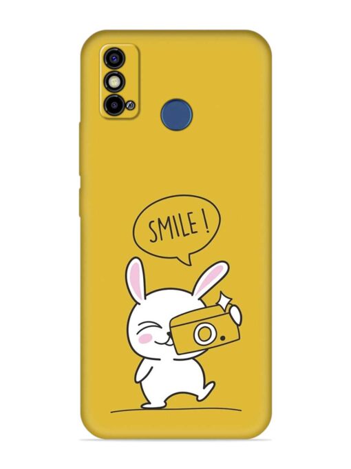 Hey Smile Please Embossed Soft Silicone Case for Tecno Spark Go (2021) Zapvi