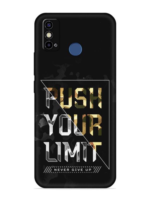 Push Your Limits Embossed Soft Silicone Case for Tecno Spark Go (2021)