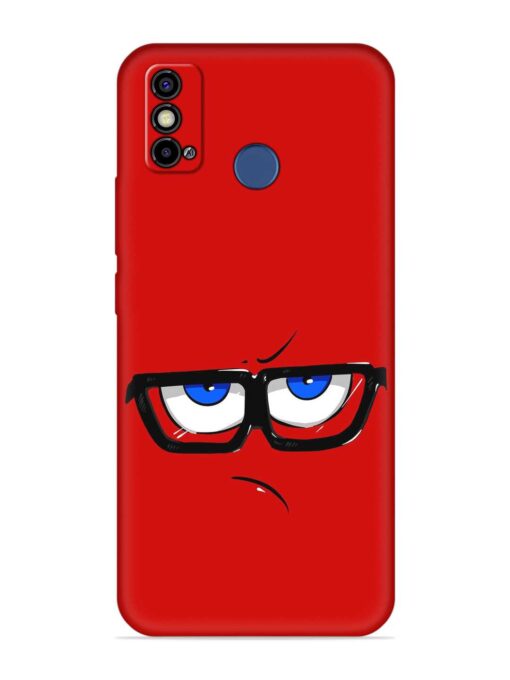 Rad Angry Face Embossed Soft Silicone Case for Tecno Spark Go (2021) Zapvi