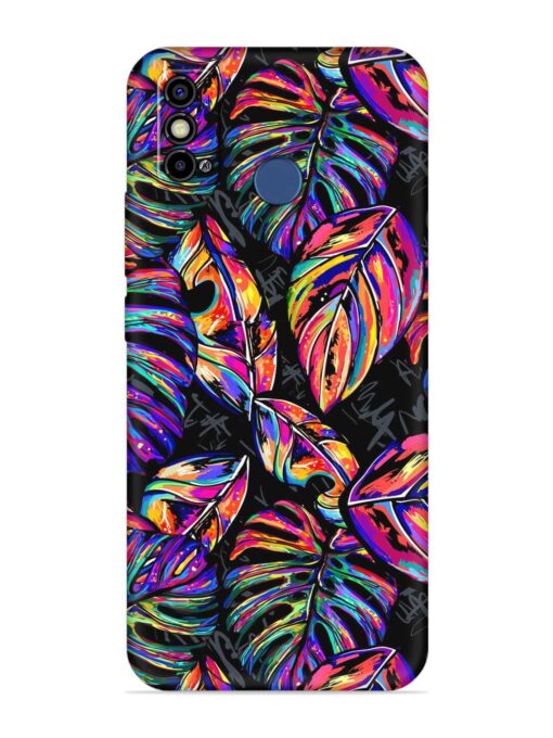 Tropical Seamless Vector Embossed Soft Silicone Case for Tecno Spark Go (2021) Zapvi