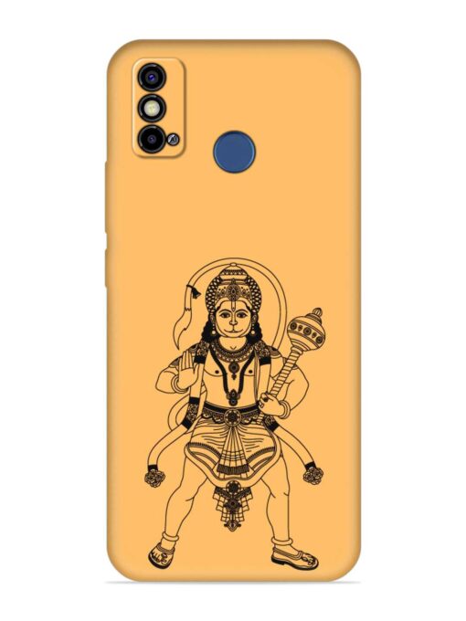 Indian God Hanuman Embossed Soft Silicone Case for Tecno Spark Go (2021)