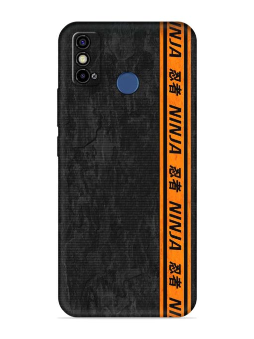 Ninja Srtips Embossed Soft Silicone Case for Tecno Spark Go (2021)