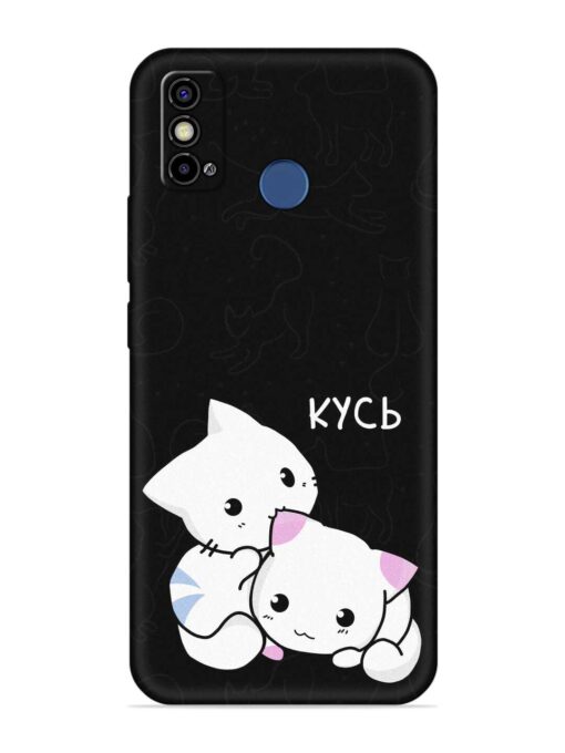 Kycb Cat Embossed Soft Silicone Case for Tecno Spark Go (2021) Zapvi