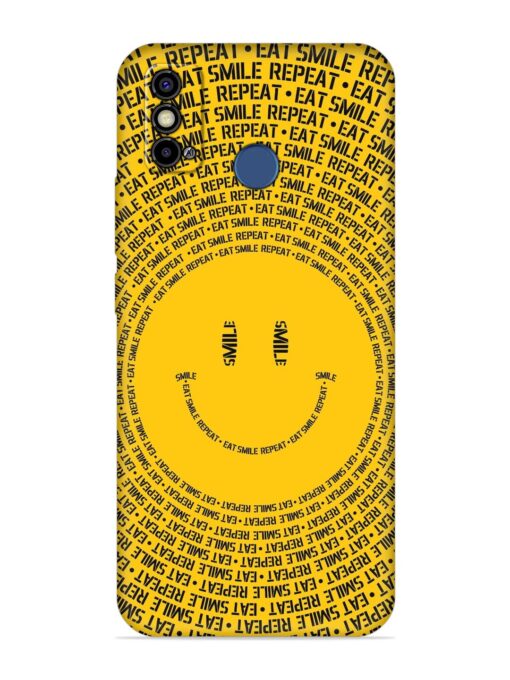 Smiley Embossed Soft Silicone Case for Tecno Spark Go (2021) Zapvi