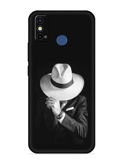 Men Under Hat Embossed Soft Silicone Case for Tecno Spark Go (2021)