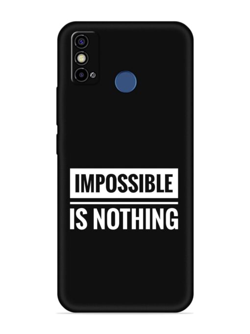 Impossible Is Nothing Embossed Soft Silicone Case for Tecno Spark Go (2021)