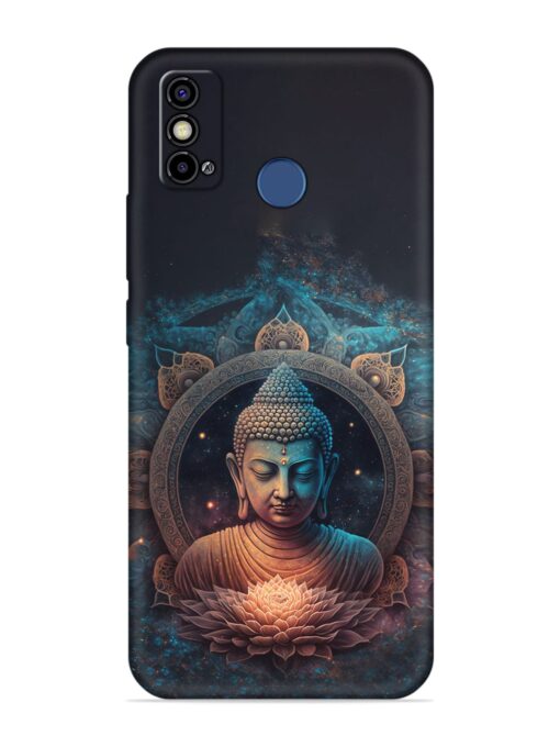 Gautam Buddha Embossed Soft Silicone Case for Tecno Spark Go (2021)