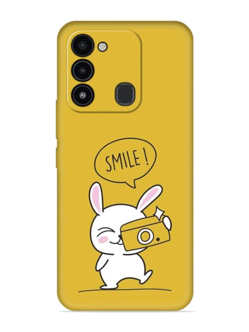 Hey Smile Please Embossed Soft Silicone Case for Tecno Spark Go (2022)