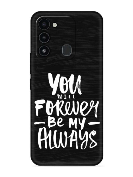 You Will Forever Embossed Soft Silicone Case for Tecno Spark Go (2022) Zapvi