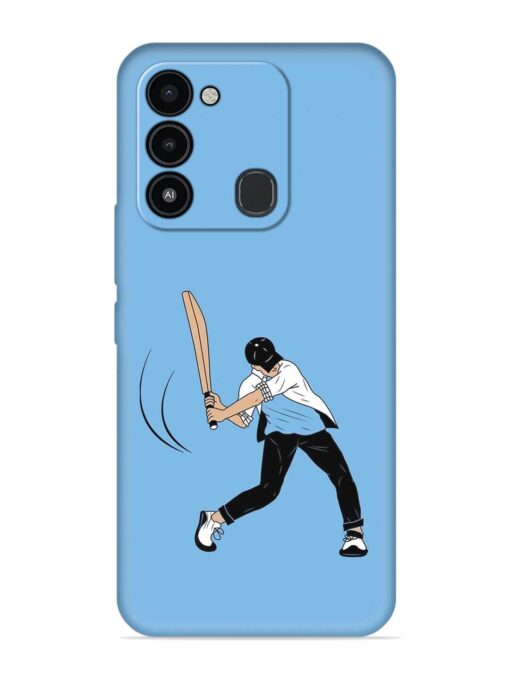 Cricket Gully Boy Embossed Soft Silicone Case for Tecno Spark Go (2022)