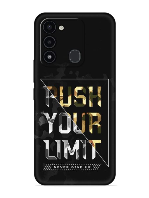 Push Your Limits Embossed Soft Silicone Case for Tecno Spark Go (2022) Zapvi