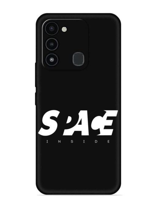 Space Typography Art Embossed Soft Silicone Case for Tecno Spark Go (2022) Zapvi