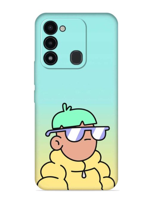 Doodles Cool Character Embossed Soft Silicone Case for Tecno Spark Go (2022) Zapvi