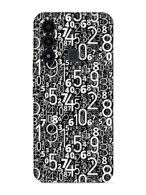 Many Numbers Different Embossed Soft Silicone Case for Tecno Spark Go (2022) Zapvi