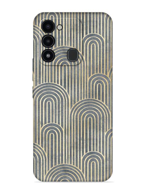 Art Deco Style Embossed Soft Silicone Case for Tecno Spark Go (2022)