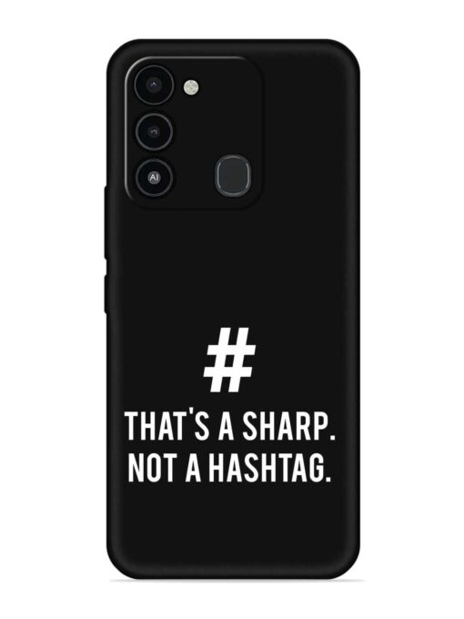 Thats Sharp Not Embossed Soft Silicone Case for Tecno Spark Go (2022)