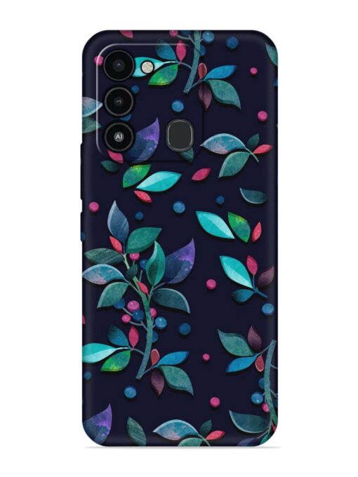 Decorative Watercolor Flower Embossed Soft Silicone Case for Tecno Spark Go (2022) Zapvi