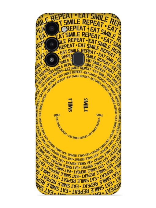 Smiley Embossed Soft Silicone Case for Tecno Spark Go (2022) Zapvi