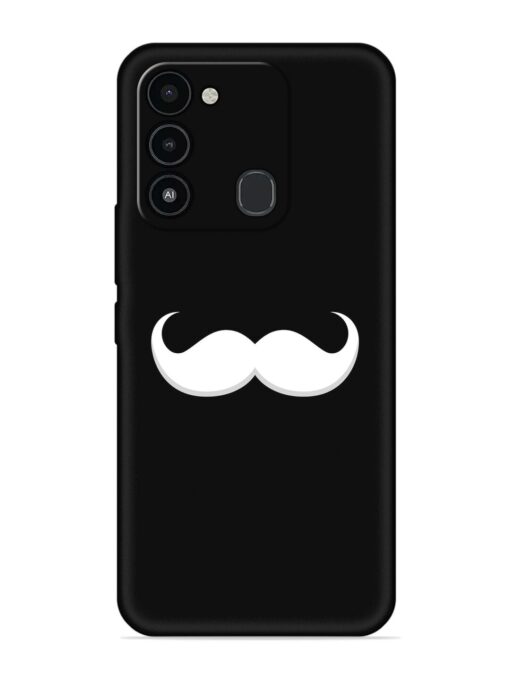 Mustache Vector Embossed Soft Silicone Case for Tecno Spark Go (2022) Zapvi