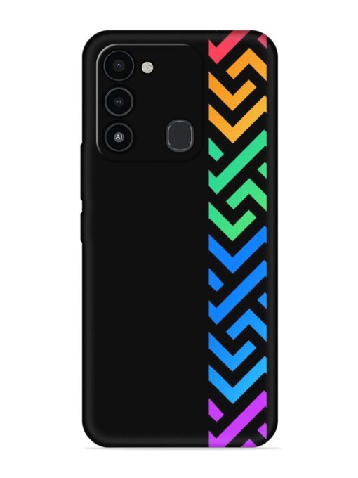 Colorshape Stripes Embossed Soft Silicone Case for Tecno Spark Go (2022) Zapvi