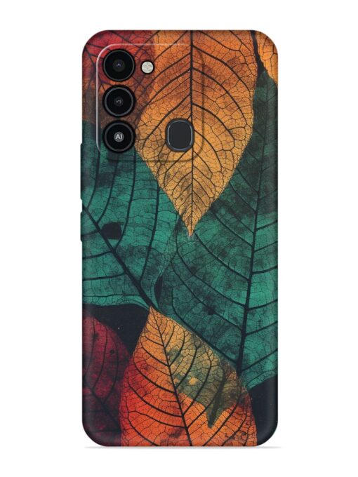 Leaves Artwork Embossed Soft Silicone Case for Tecno Spark Go (2022) Zapvi