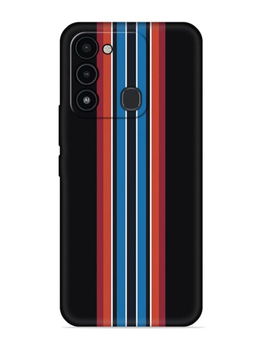 Vertical Strips Embossed Soft Silicone Case for Tecno Spark Go (2022) Zapvi