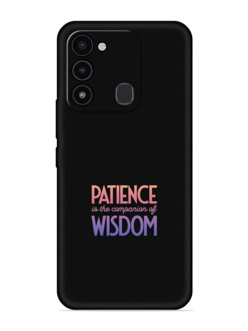 Patience Is The Embossed Soft Silicone Case for Tecno Spark Go (2022) Zapvi