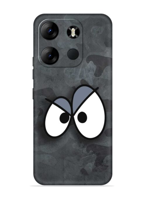 Big Eyes Night Mode Embossed Soft Silicone Case for Tecno Spark Go (2023) Zapvi