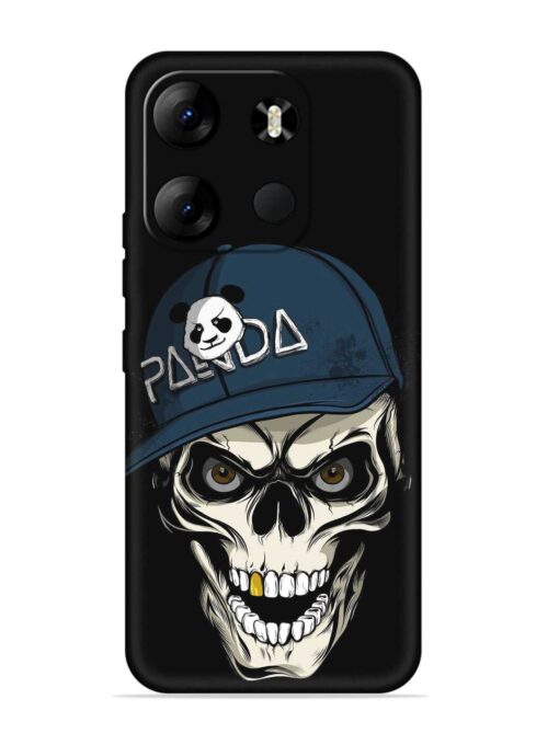 Panda Skull Embossed Soft Silicone Case for Tecno Spark Go (2023) Zapvi