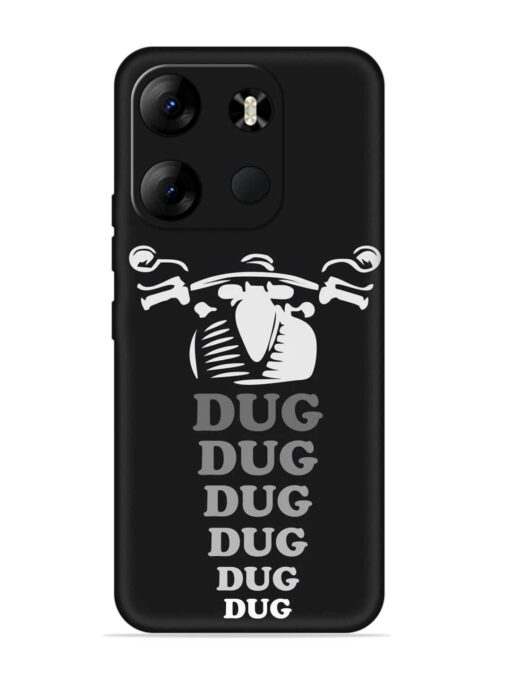 Dug Dug Dug Embossed Soft Silicone Case for Tecno Spark Go (2023) Zapvi