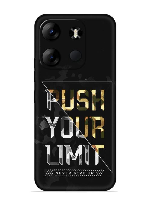 Push Your Limits Embossed Soft Silicone Case for Tecno Spark Go (2023) Zapvi