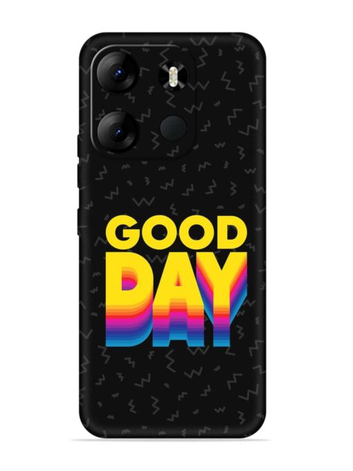 Good Day Embossed Soft Silicone Case for Tecno Spark Go (2023) Zapvi