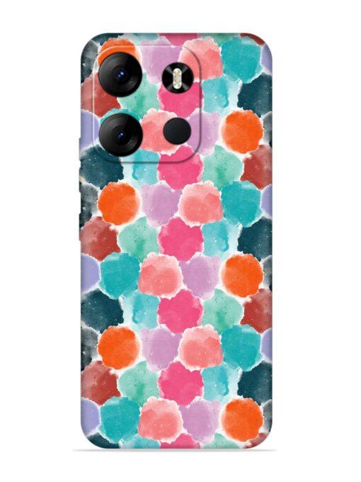 Colorful Seamless Pattern Embossed Soft Silicone Case for Tecno Spark Go (2023) Zapvi