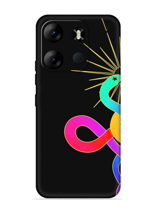 Art Geometric Abstraction Embossed Soft Silicone Case for Tecno Spark Go (2023) Zapvi