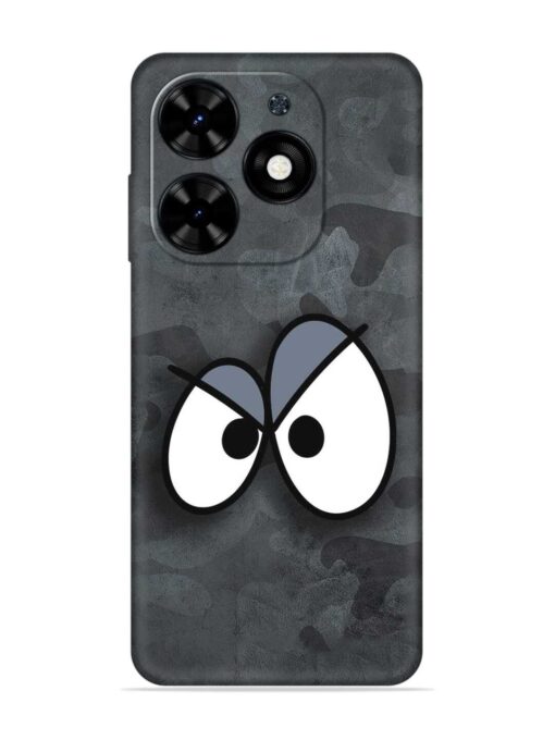 Big Eyes Night Mode Embossed Soft Silicone Case for Tecno Spark Go (2024) Zapvi