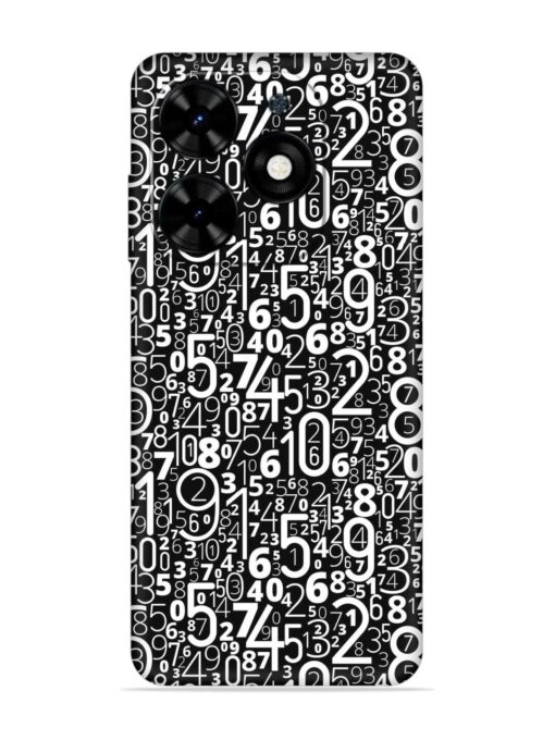 Many Numbers Different Embossed Soft Silicone Case for Tecno Spark Go (2024) Zapvi