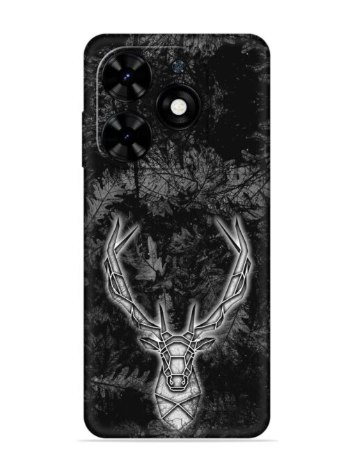 Ancient Deer Embossed Soft Silicone Case for Tecno Spark Go (2024) Zapvi