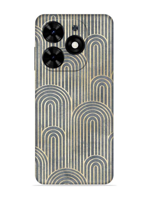 Art Deco Style Embossed Soft Silicone Case for Tecno Spark Go (2024) Zapvi