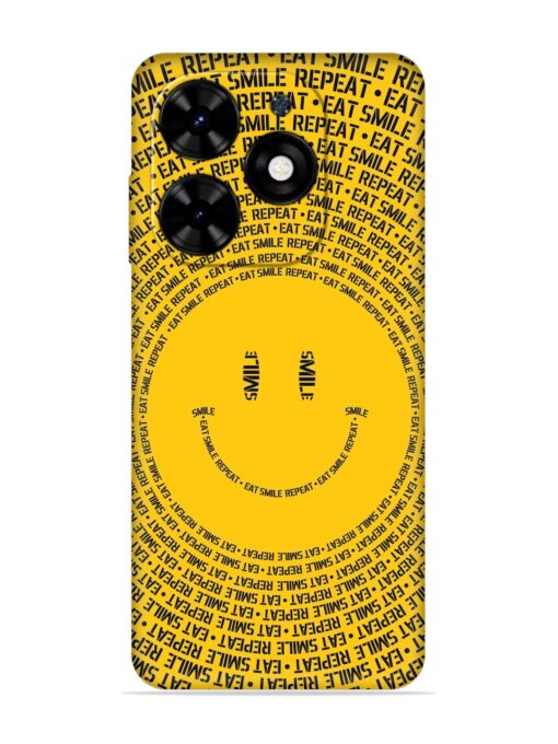 Smiley Embossed Soft Silicone Case for Tecno Spark Go (2024)