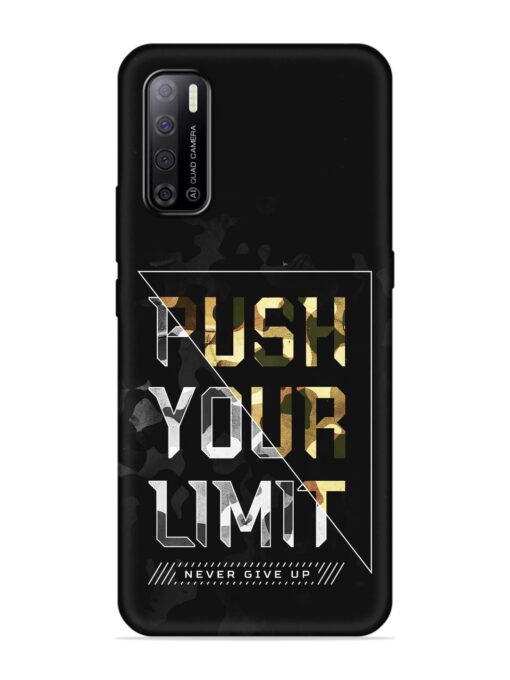 Push Your Limits Embossed Soft Silicone Case for Tecno Spark Power 2 Zapvi