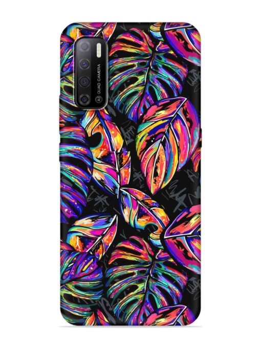 Tropical Seamless Vector Embossed Soft Silicone Case for Tecno Spark Power 2 Zapvi