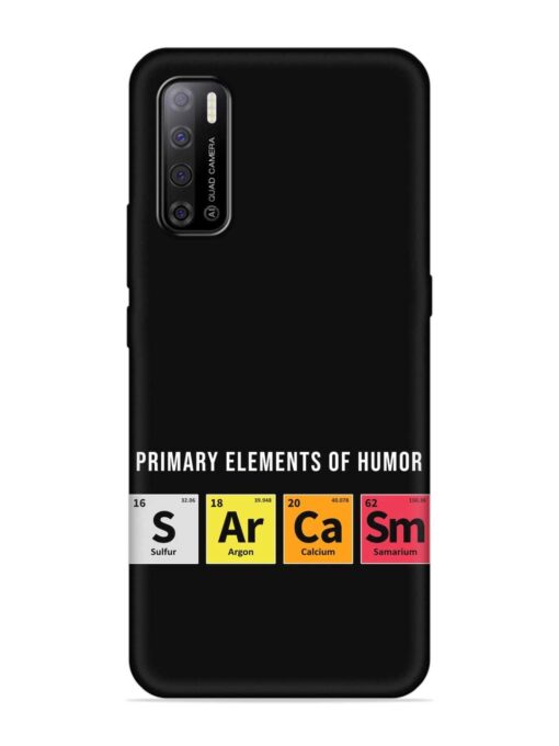 Primary Elements Humor Embossed Soft Silicone Case for Tecno Spark Power 2