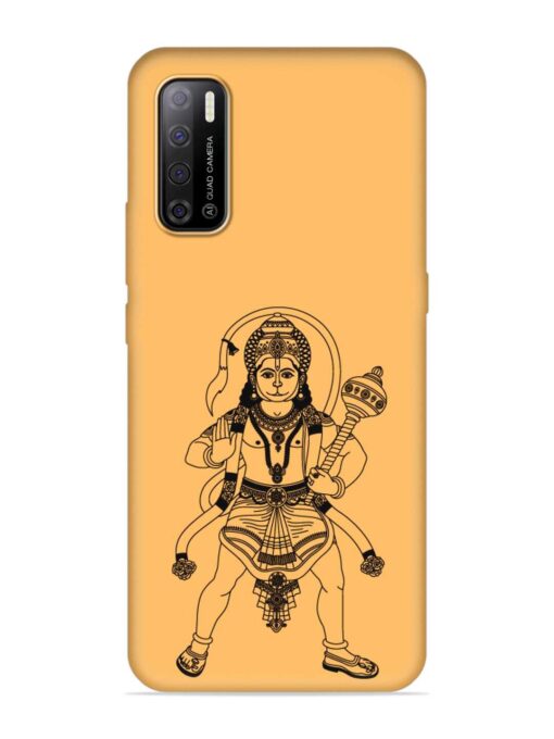 Indian God Hanuman Embossed Soft Silicone Case for Tecno Spark Power 2