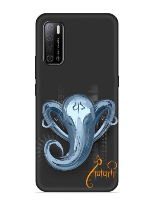 Illustration Lord Ganpati Embossed Soft Silicone Case for Tecno Spark Power 2