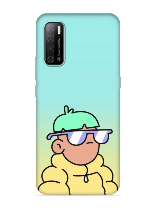 Doodles Cool Character Embossed Soft Silicone Case for Tecno Spark Power 2 Zapvi